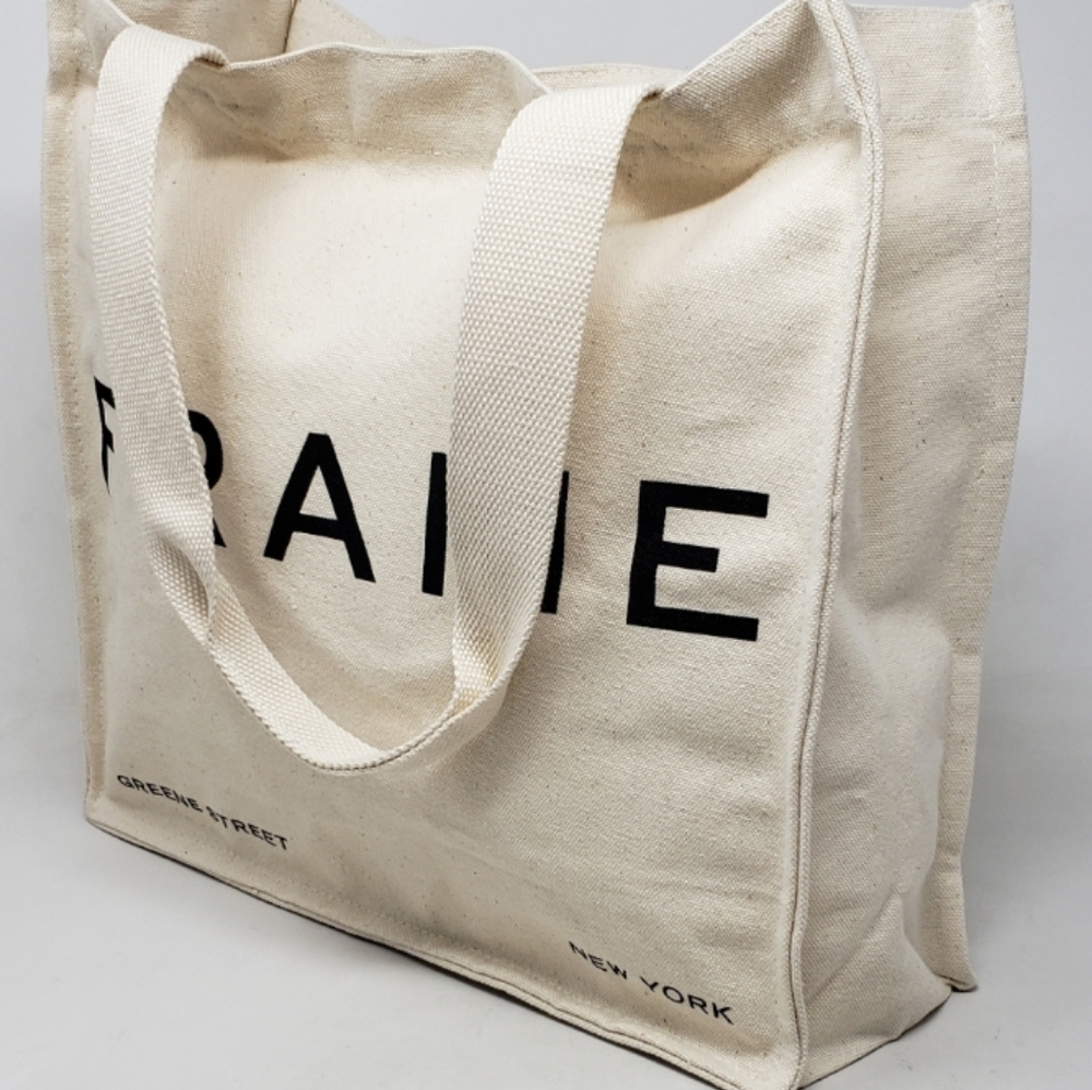 🌿FRAME DENIM CANVAS TOTE BAG